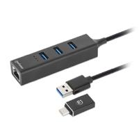 ADAPTADOR DE RED,MANHATTAN,180894, GB USB A/C +HUB 3 PTOS V3.0 ADAPTADOR DE RED,MANHATTAN,180894, GB USB A/C +HUB 3 PTOS V3.0